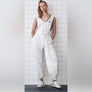 NWT 🆕 Anthropology - Gola XS (Relaxed Fit) Shifting Sweat Jumpsuit in White